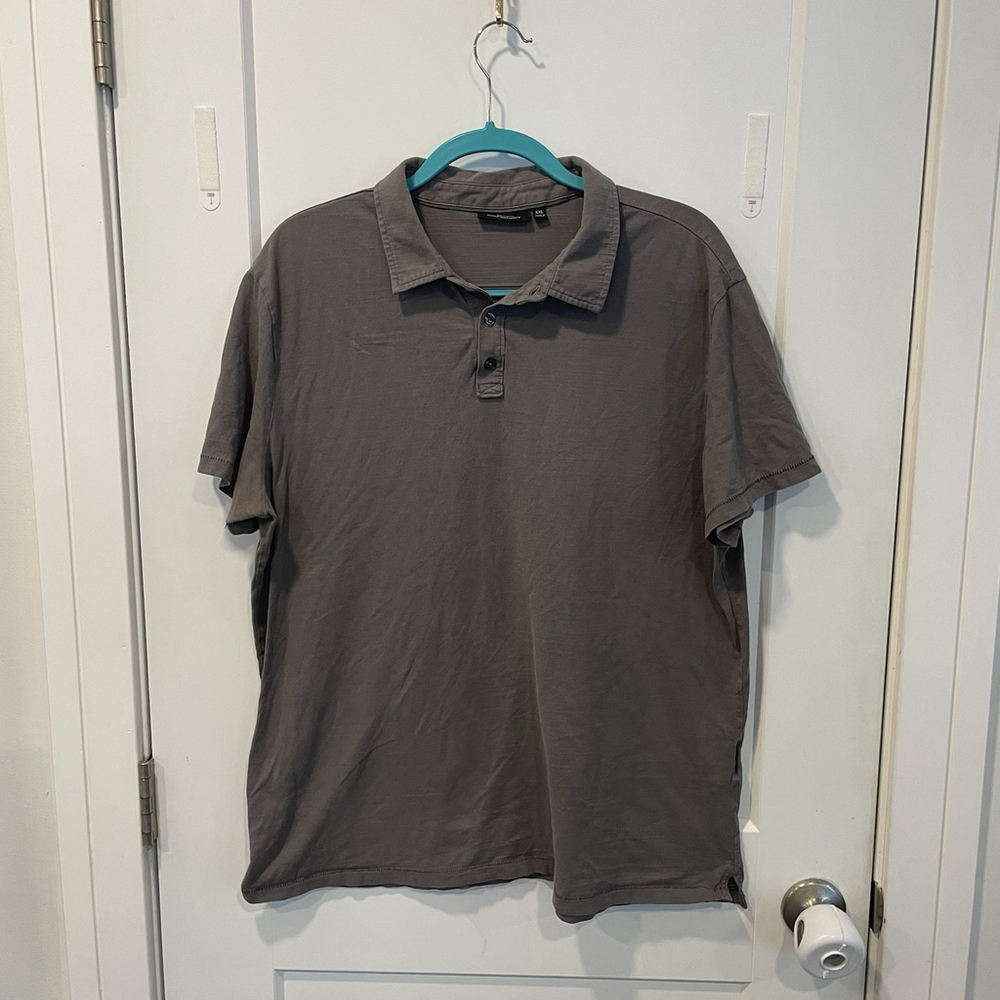 Marc Anthony Men's XXL Gray Short Sleeve Polo Shirt Golf Cotton